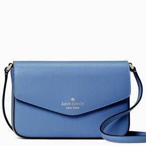 Kate Spade Sadie Envelope Crossbody Purse Bag in Fresh Blueberry NWT